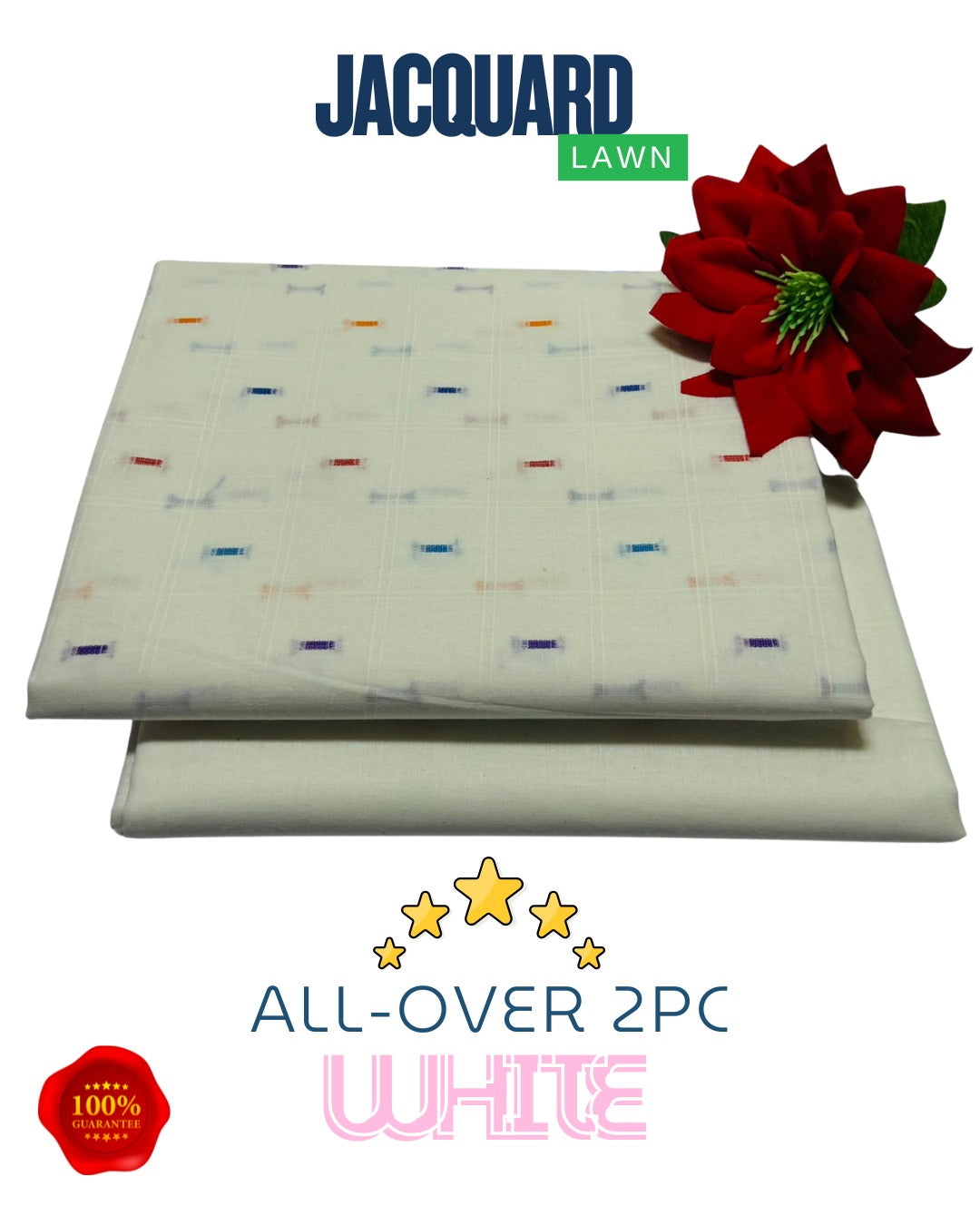 JACQUARD LAWN 2PC (DOTTED)-VM1011