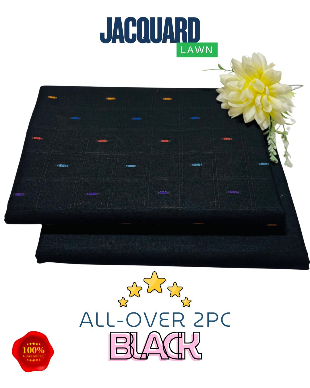 JACQUARD LAWN 2PC (DOTTED)-VM1011