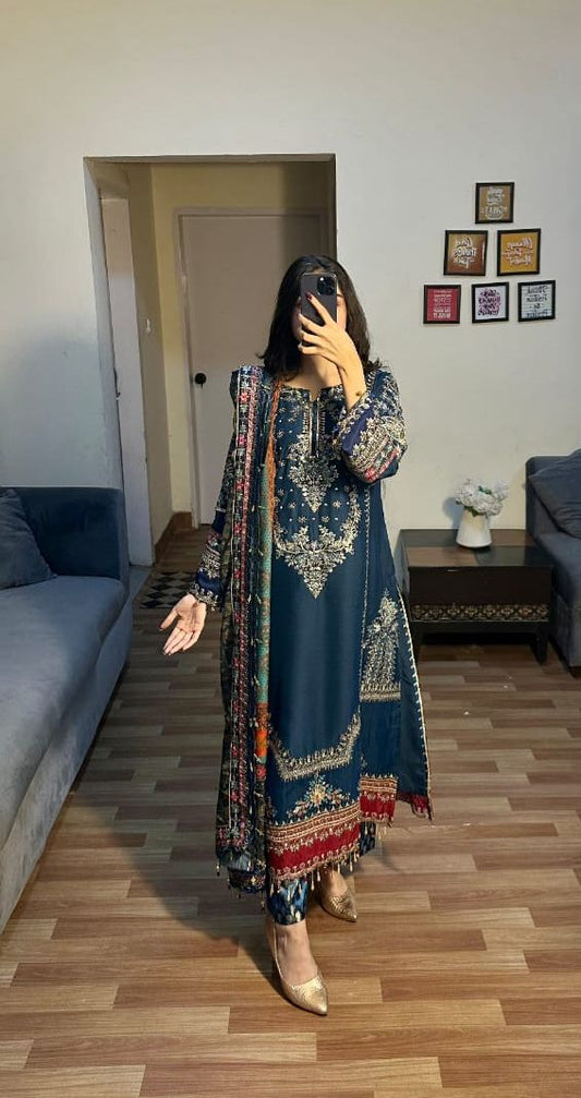 Unstitched Embroidered- MARIA.B-VM394