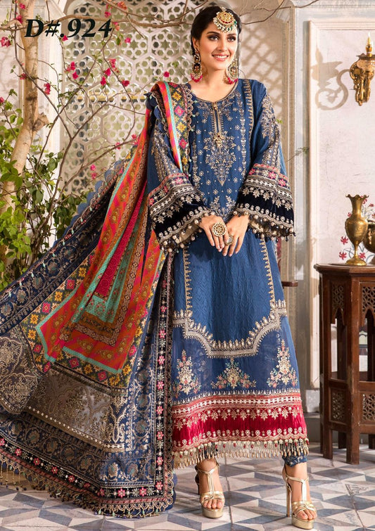 Unstitched Embroidered- MARIA.B-VM394