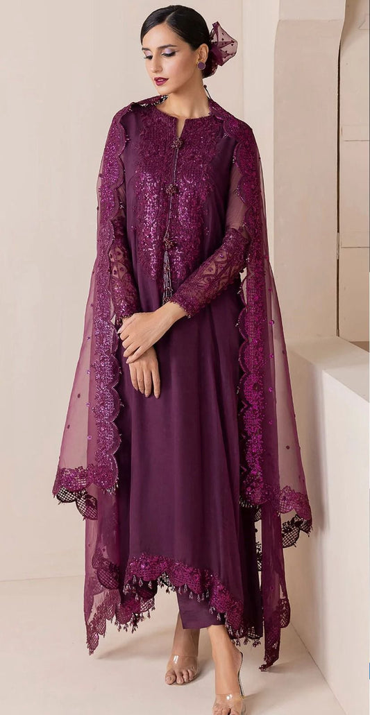 Unstitched Embroidered- BAROQUE-VM395