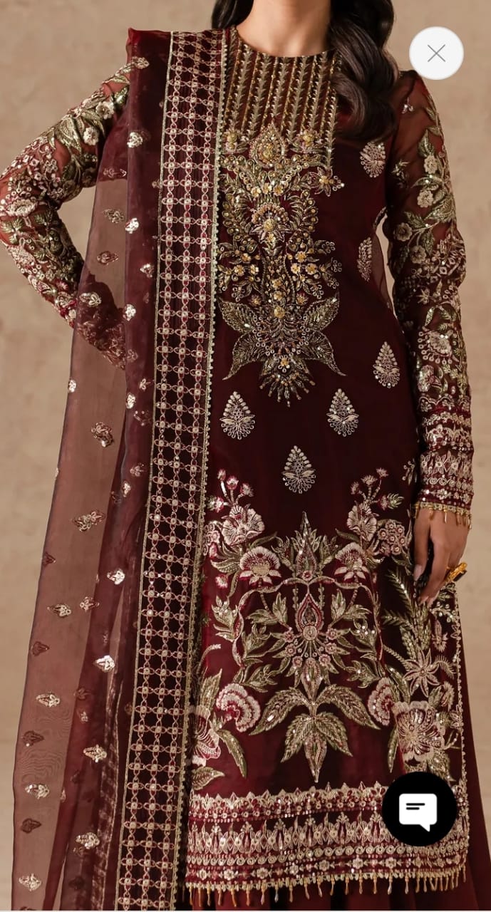 Unstitched Embroidered- ALIZEH-VM391