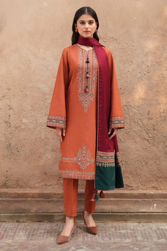 3PC-LAWN EMBROIDERED SUIT-JAZMIN-VM3214
