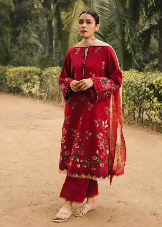 3PC-LAWN EMBROIDERED SUIT-COCO-VM213