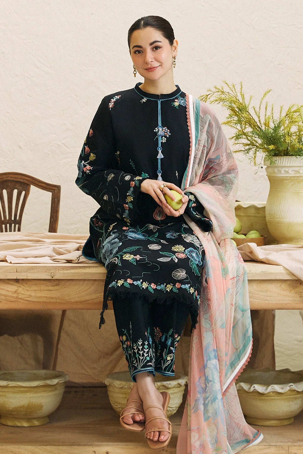 3PC-LAWN EMBROIDERED SUIT-COCO-VM263