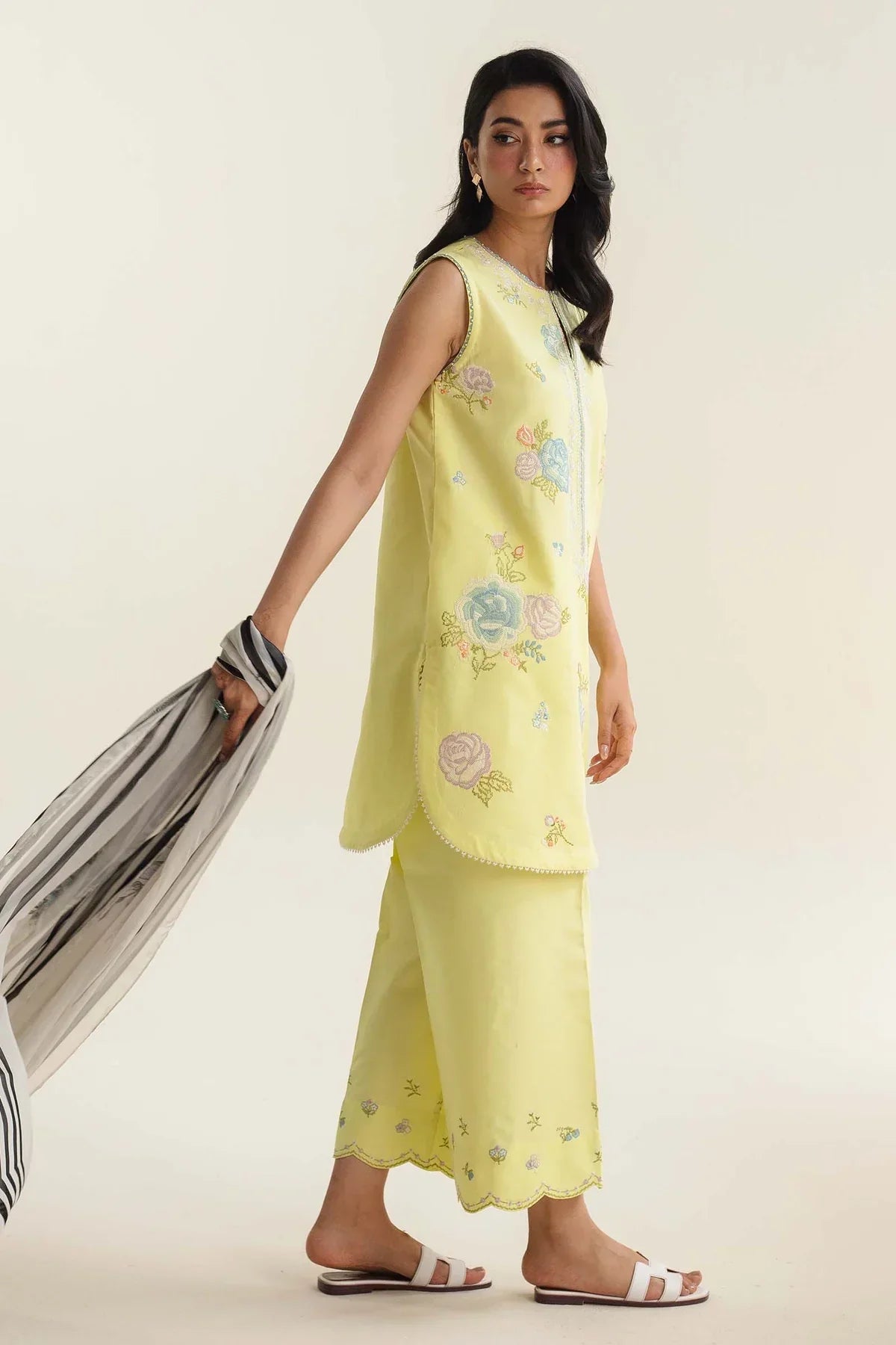 3PC-LAWN EMBROIDERED SUIT-COCO-VM259