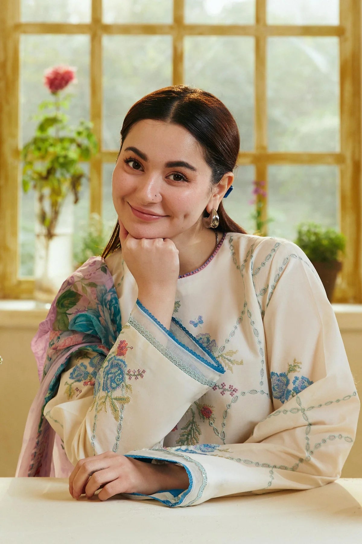 ZARA SHAHJAHAN X COCO-3PC LAWN - VM212