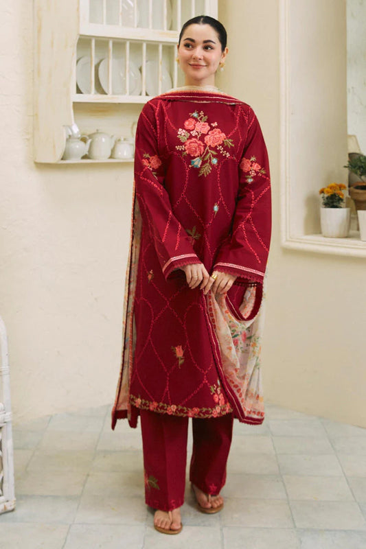 3PC-LAWN EMBROIDERED SUIT-COCO-VM222