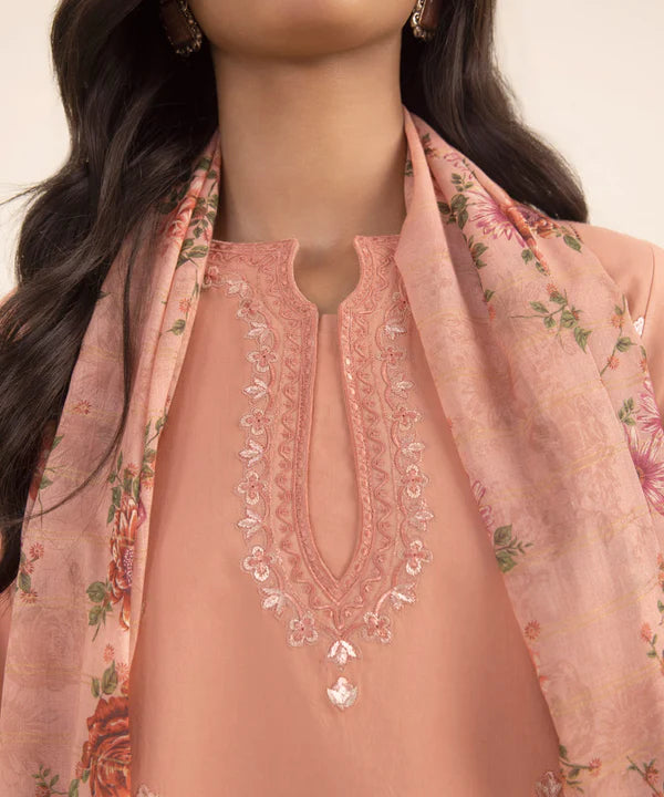 3PC-LAWN EMBROIDERED SUIT-VM3193