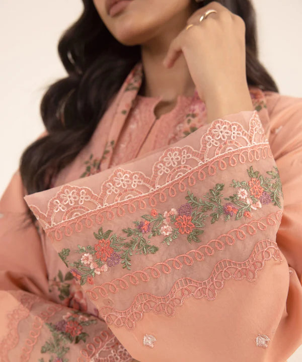 3PC-LAWN EMBROIDERED SUIT-VM3193