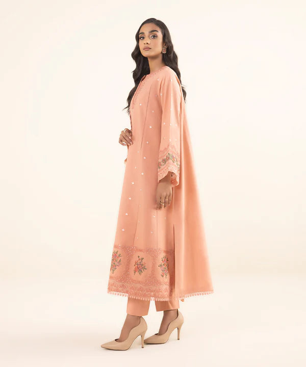 3PC-LAWN EMBROIDERED SUIT-VM3193