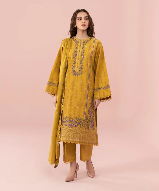 3PC-LAWN EMBROIDERED SUIT-VM250