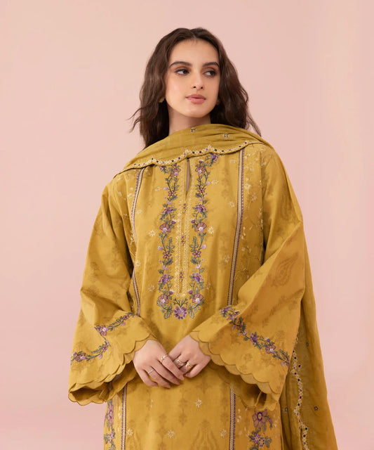 3PC-LAWN EMBROIDERED SUIT-VM250