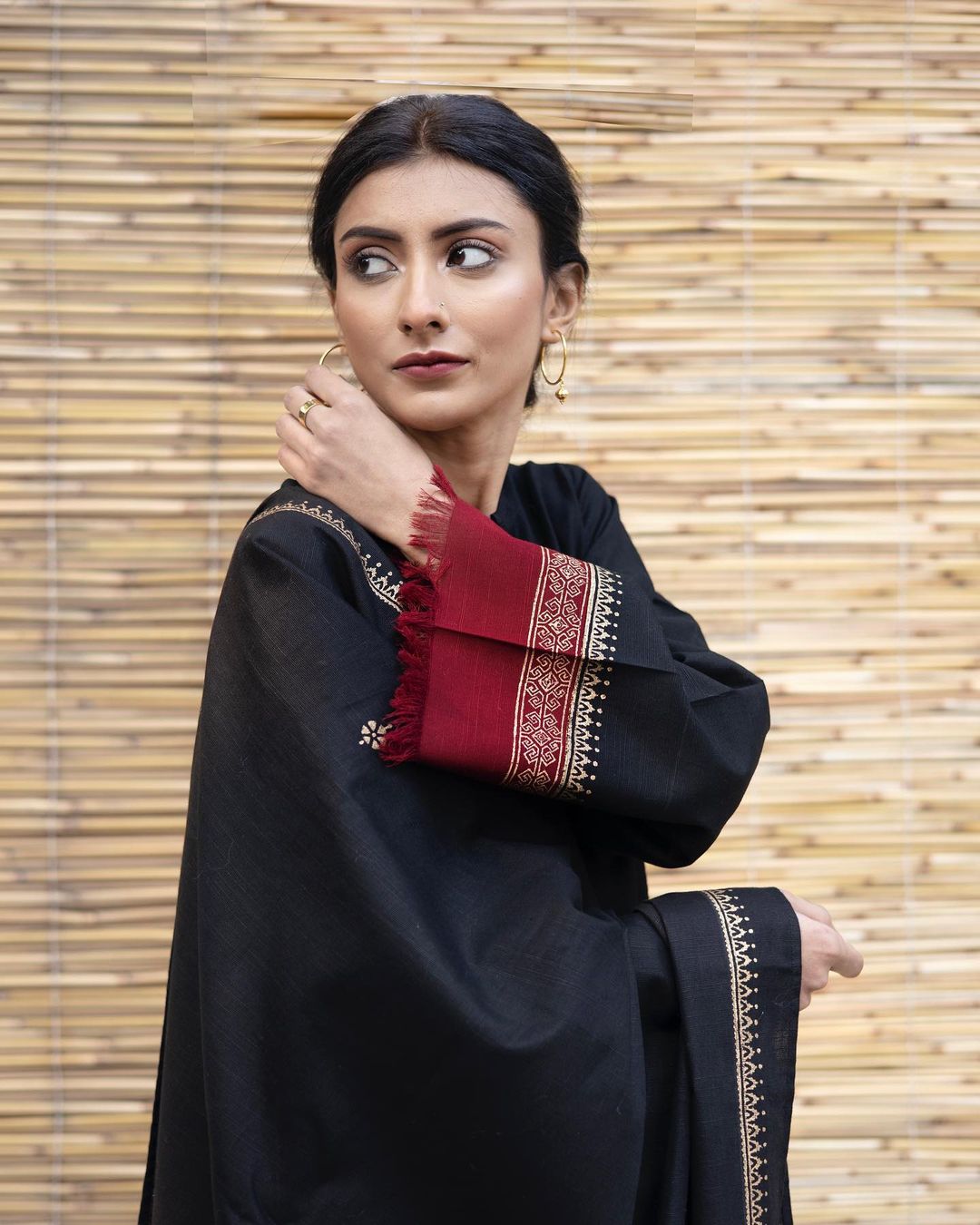 3PC- EMBROIDERD DHANAK-VM103