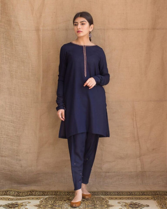 3PC-EMBROIDERED DHANAK-VM105