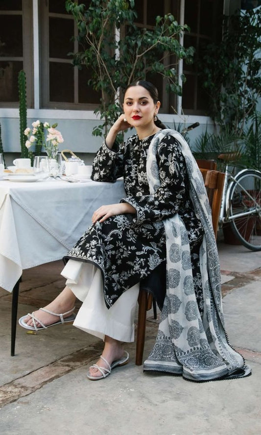 3PC-LAWN EMBROIDERED SUIT-COCO-VM196