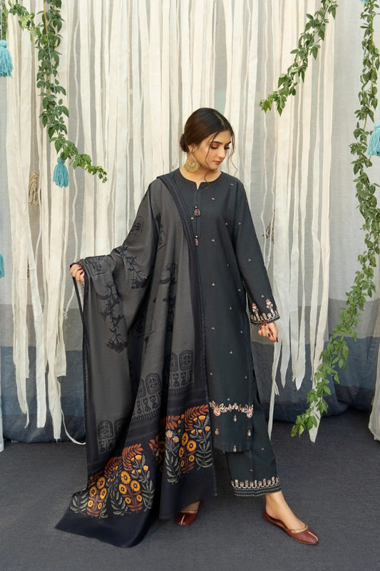 3PC-LAWN EMBROIDERED SUIT-NEHA-VM178