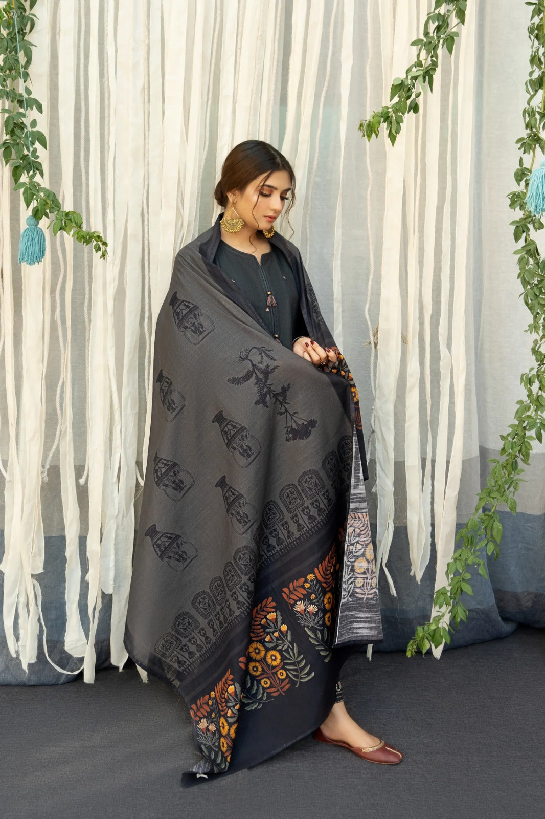3PC-LAWN EMBROIDERED SUIT-NEHA-VM178