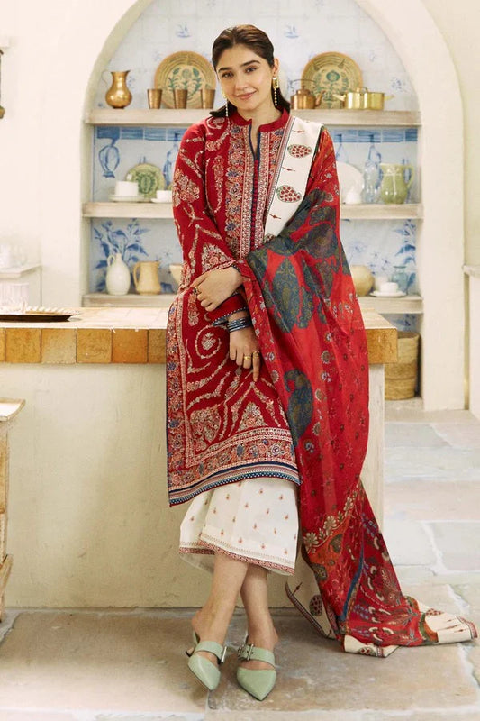 3PC-LAWN EMBROIDERED SUIT-KASHMIR KALI-D3-VM3160