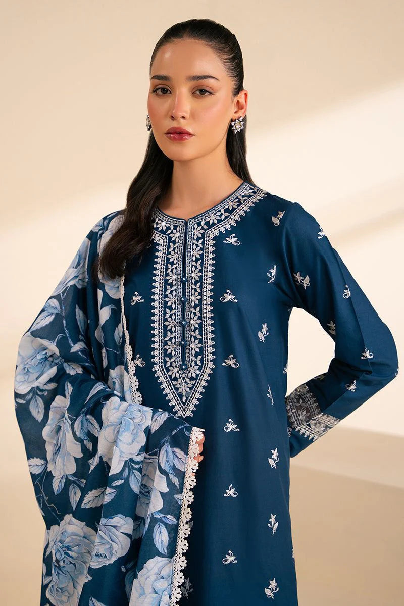 3PC-LAWN EMBROIDERED SUIT-VM3170