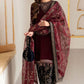 Embroidered Velvet Formal VF-2018-VM373
