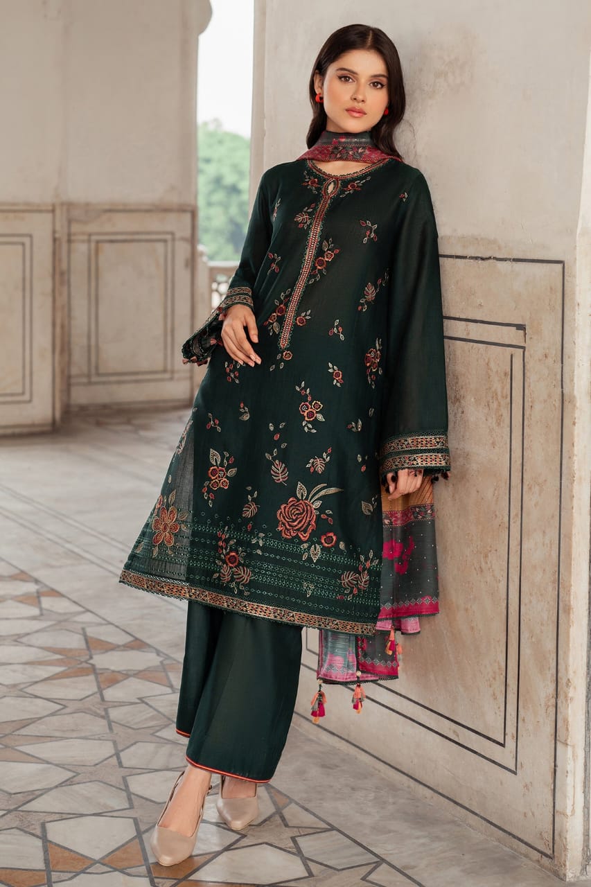 3PC-LAWN EMBROIDERED SUIT-JAZMIN-VM3178