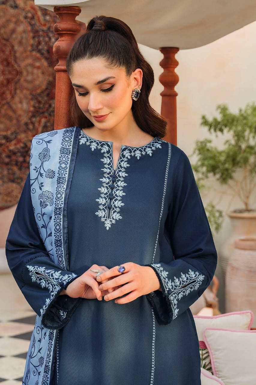 3PC-LAWN EMBROIDERED SUIT-VM3204
