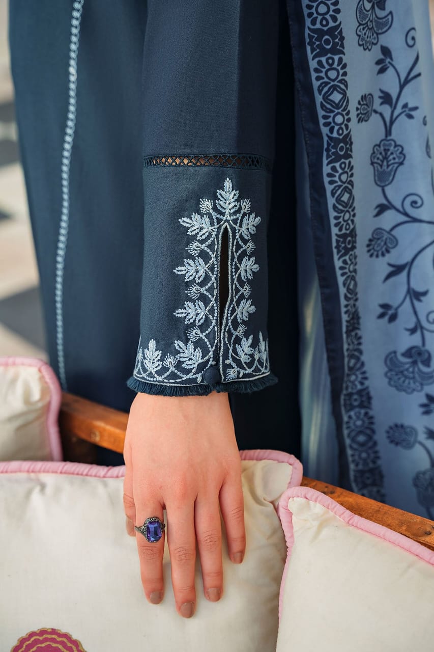 3PC-LAWN EMBROIDERED SUIT-VM3204