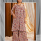 2 PC Lawn unstitched Suit-VM04