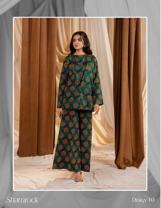 2 PC Lawn unstitched Suit-VM08