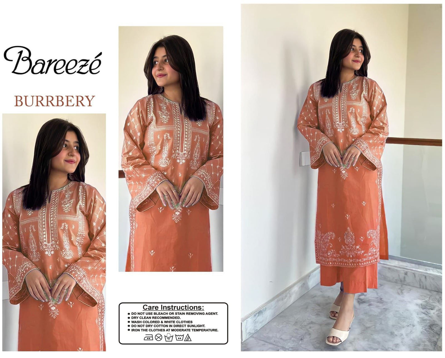 2 Pc Embroidered Lawn Suit (unstitched)-VM11
