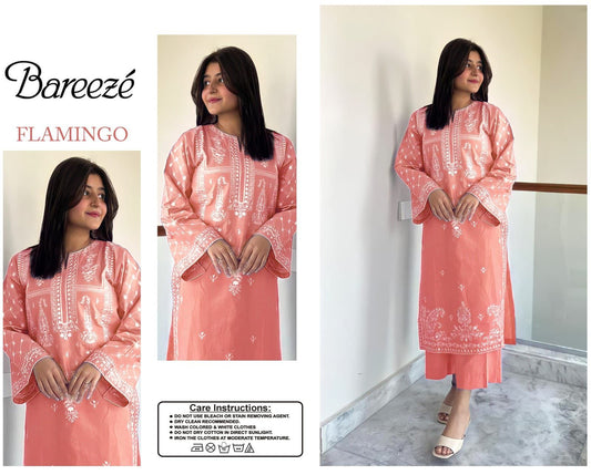 2 Pc Embroidered Lawn Suit (unstitched)-VM11