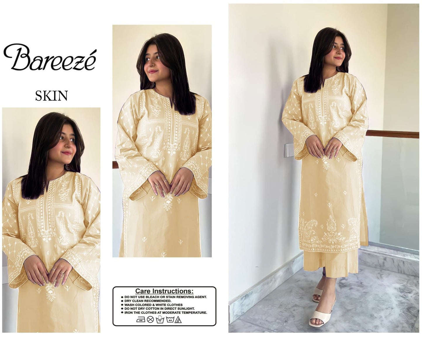 2 Pc Embroidered Lawn Suit (unstitched)-VM11