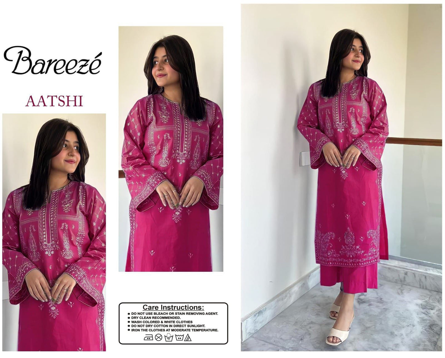 2 Pc Embroidered Lawn Suit (unstitched)-VM11