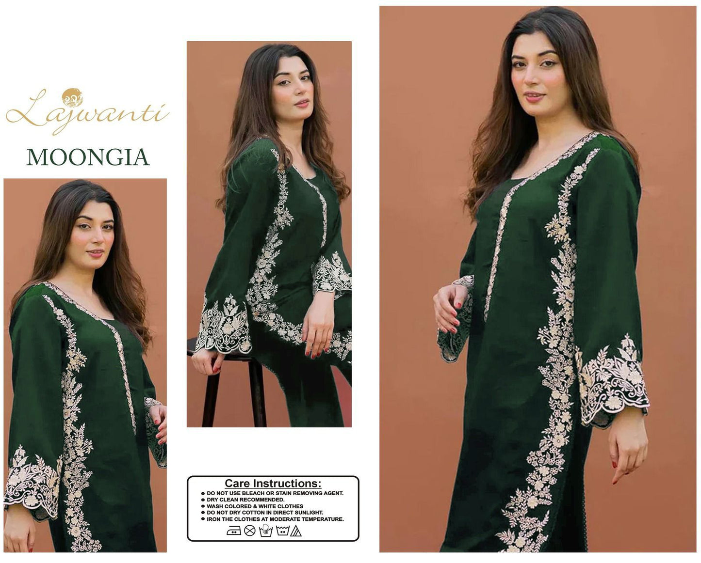 2 Pc Embroidered Lawn Suit (unstitched)-VM12