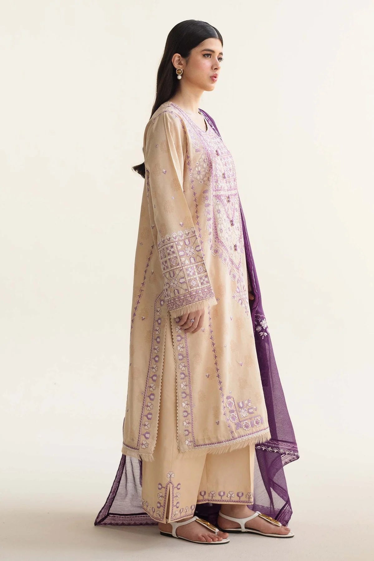 3PC-LAWN EMBROIDERED SUIT-COCO-VM3173