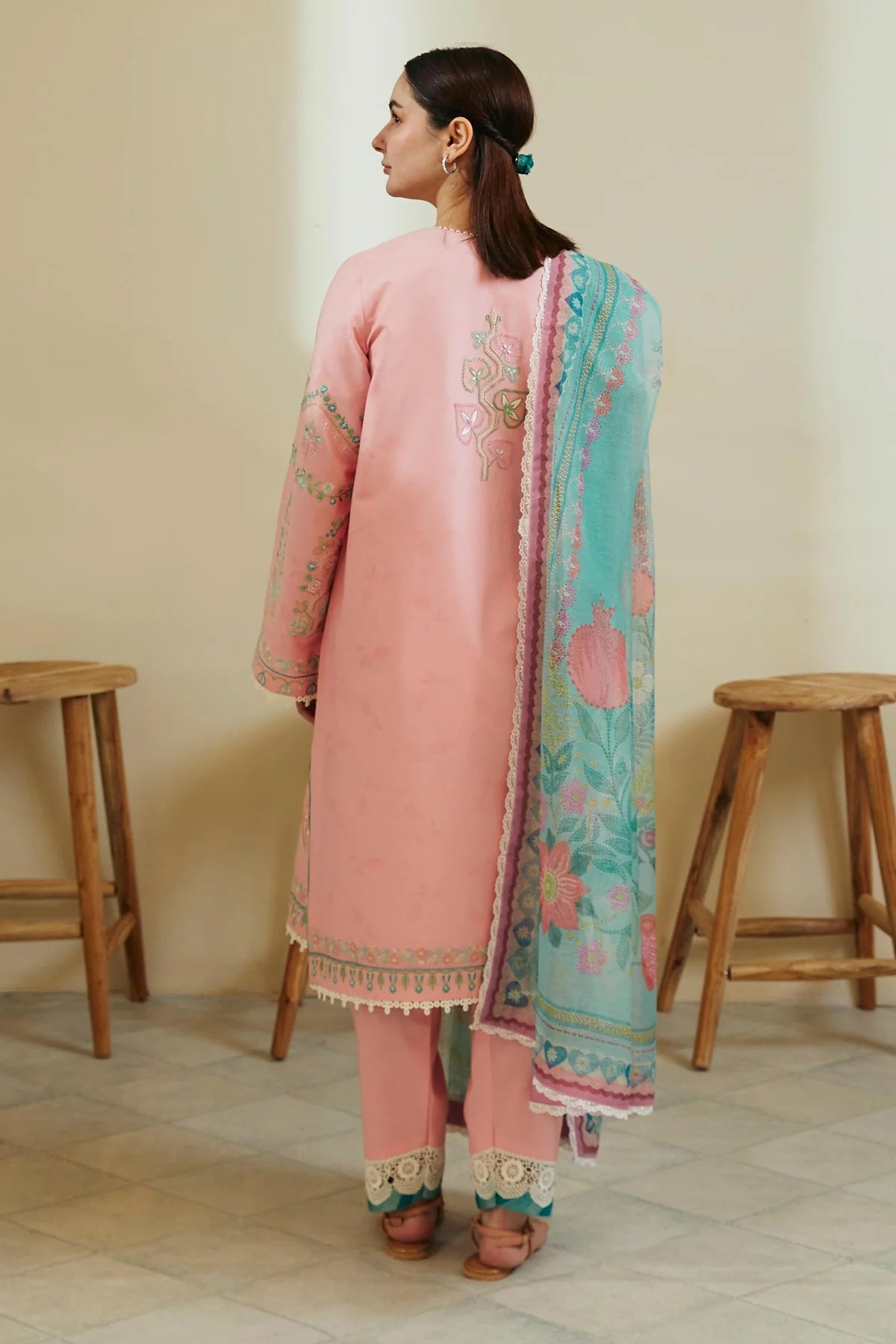 ZARA SHAHJAHAN-3PC LAWN-VM230