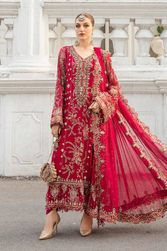 Unstitched Embroidered Chiffon Suit | MPC-24-107-VM363