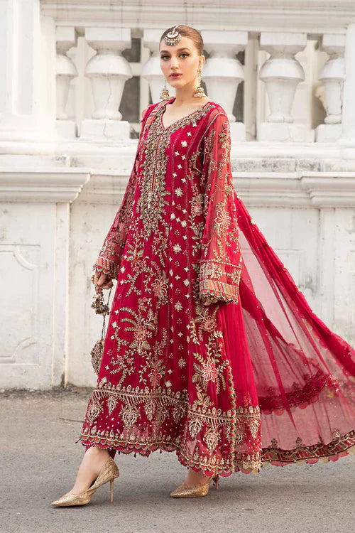Unstitched Embroidered Chiffon Suit | MPC-24-107-VM363