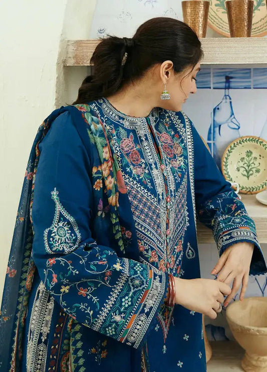 3PC-LAWN EMBROIDERED SUIT-SEHER-D1-VM3150