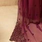 AZURE - 3PC Lawn Embroidered Shirt with Embroidered Chiffon Dupatta (Unstitched)-VM302